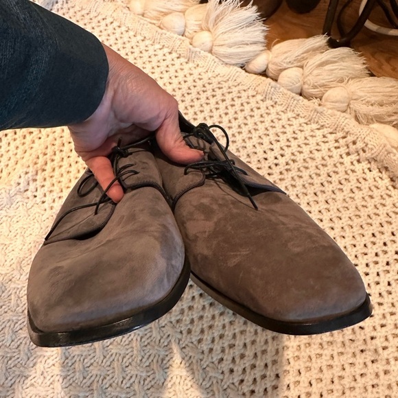 Jimmy Choo Men\'s Gray Suede Shoes size 36 Made in Italy USA 13 main image 6